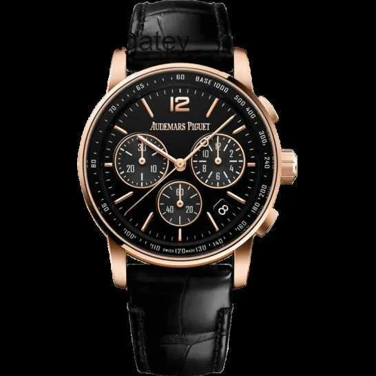 Ap Relojes de pulsera suizos de lujo Reloj mecánico automático de oro rosa de 18 quilates para hombre 26393or.oo.a002cr.01 Reloj de lujo 26393or.oo.a002cr.01 C6LC