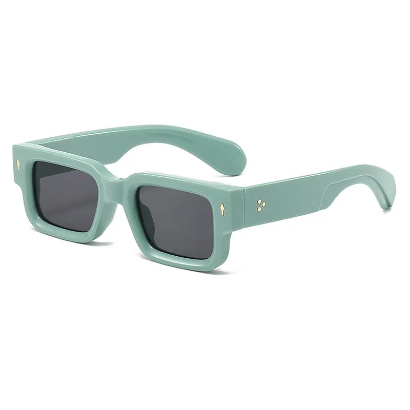 Occhiali da sole firmati per ufficio Donna Uomo Moda Occhiali con montatura quadrata ampia Protezione UV 400 Guida Occhiali bianchi neri per giovani Rettangolo vintage spiaggia fresca