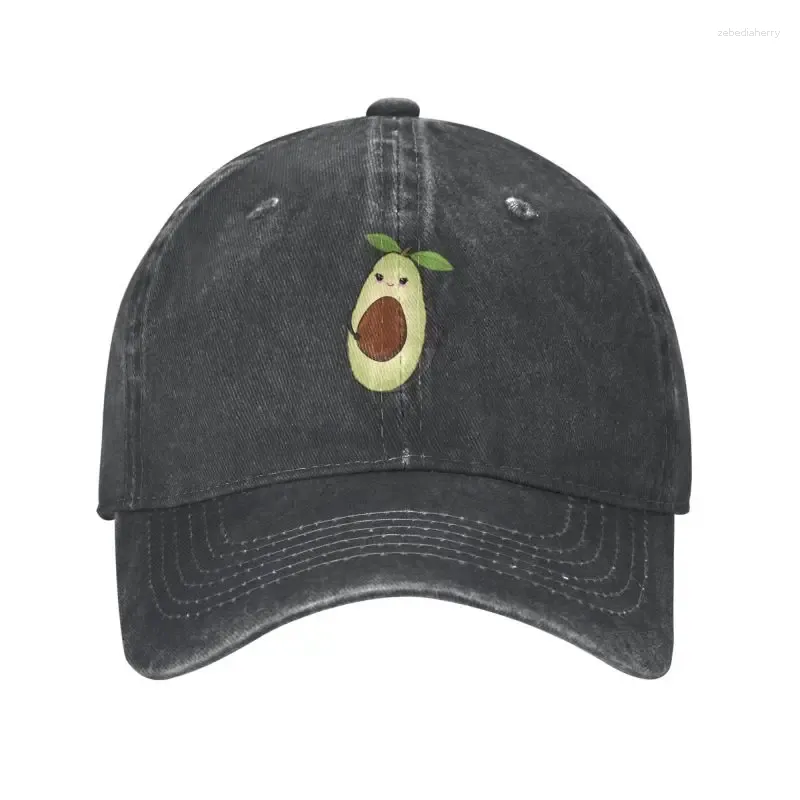 Bollmössor mode unisex bomull söt avokado mamma baseball cap vuxen veganism justerbar pappa hatt män kvinnor solskydd