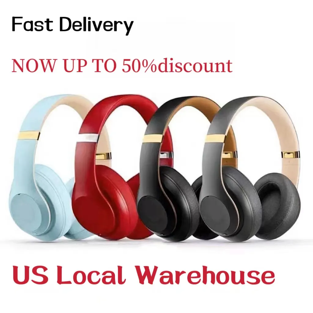 ST3.0 Wireless Headphones Bluetooth Noise Reduction Beat Headphones Waterproof Sports Headphones Local Warehouse uuu