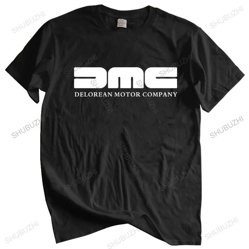 T-shirts hommes T-shirt à col rond pour hommes T-shirt de marque de mode T-shirt noir unisexe DMC DeLorean T-shirt retour vers le futur Vintage Mcfly taille européenne 230407