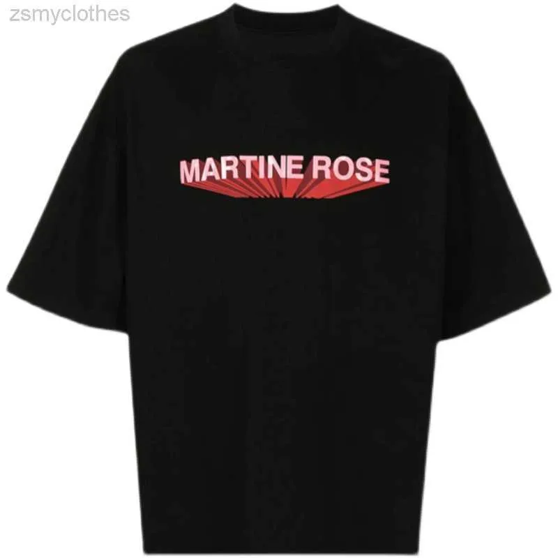 Mannen T-shirts Oversized MARTINE ROSE T-Shirt Mannen Vrouwen 1 1 Hoge Kwaliteit Oversized Casual T-shirt Tops Tee