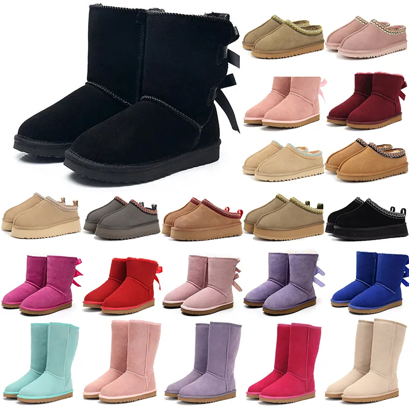 Austrália plataforma ugh clássico ultra mini mulheres tornozelo inverno camurça botas de neve 4cm 5cm pele de carneiro senhoras designer moda lã quente tornozelo botas