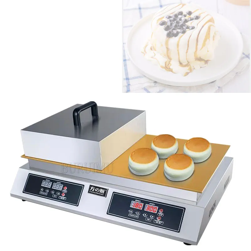 Electric Digital Copper Plate Nonstick Commercial Pancake Souffle Maker Machine