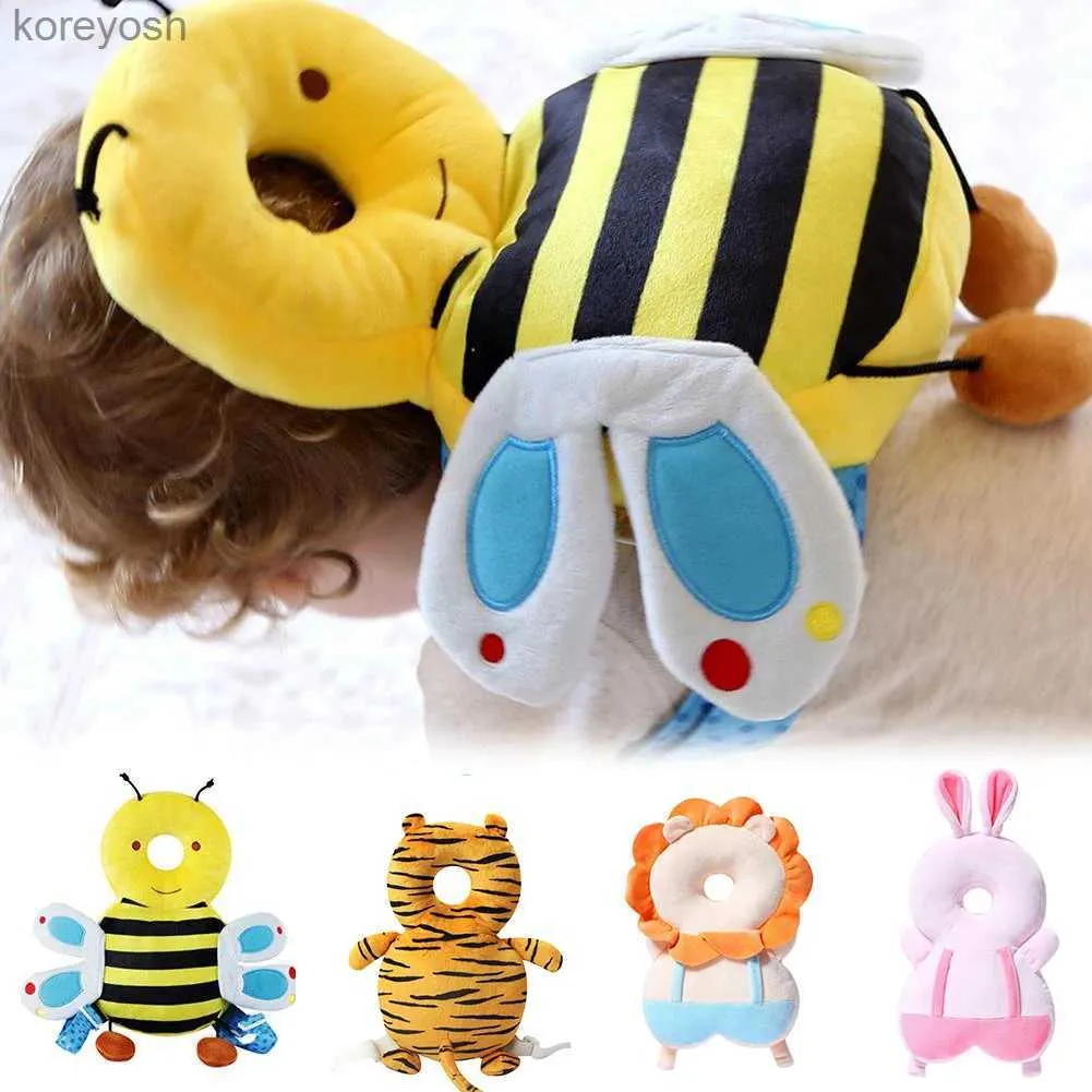 Pillows 1-3T Toddler Baby Head Protector Safety Pad Cushion Back Prevent Soft PP Children Protective Cushion Angel Bee Cartoon SecurityL231107
