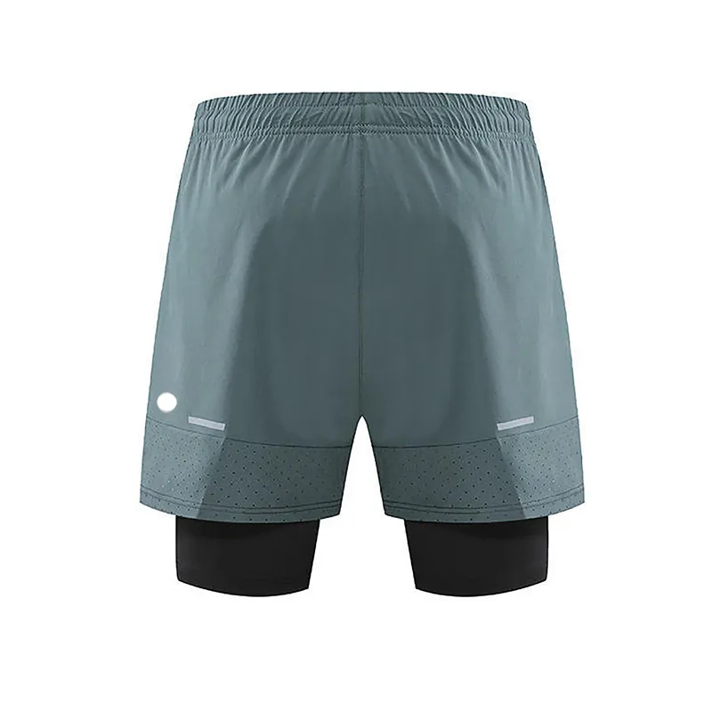 lu Short de sport pour hommes Jogger pour la randonnée à vélo avec doublure intérieure Entraînement décontracté Gym Short 3 couleurs Pantalon Taille M-3XL Respirant R262