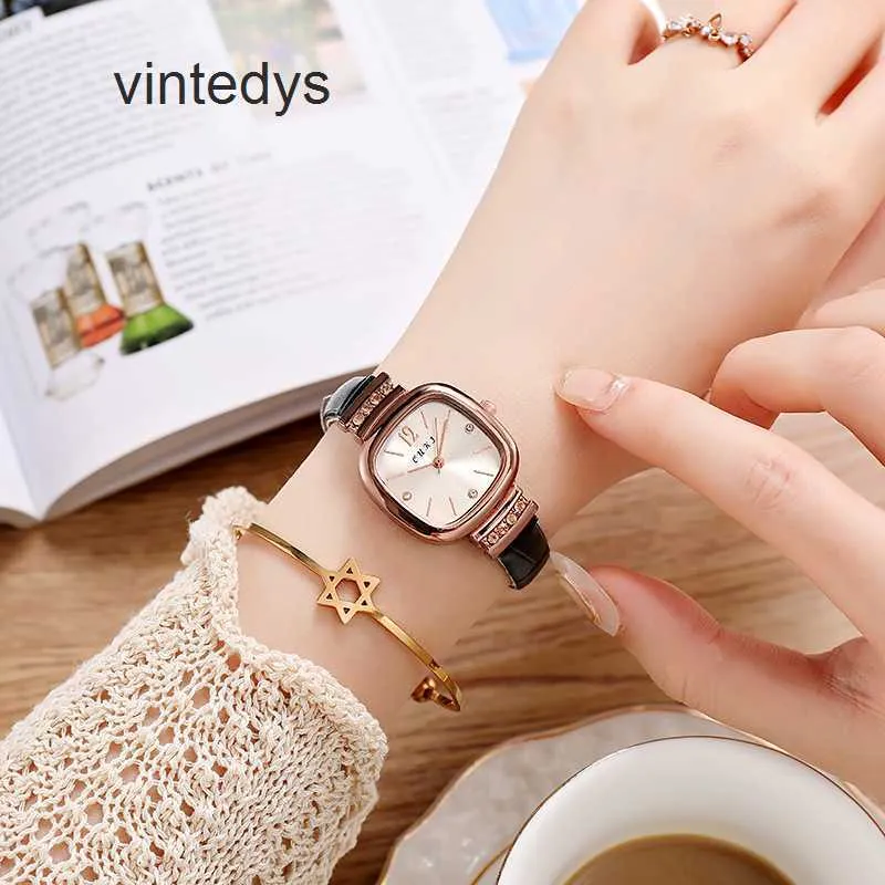 Woman Quartz Watch Square Watch Female Wind Simplified Korean Version All Exquisite Light and Luxurious Women's SPF3