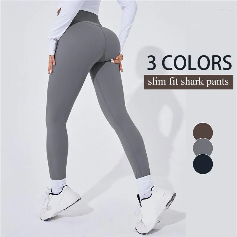 Leggings da donna Donna Estate Ultra sottile Sport Fitness Corsa a vita alta Sensazione nuda Pantaloni da yoga push up Collant da palestra per ragazze