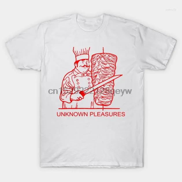 Magliette da uomo T-shirt da uomo Kebab Unknown Pleasures T-shirt da donna