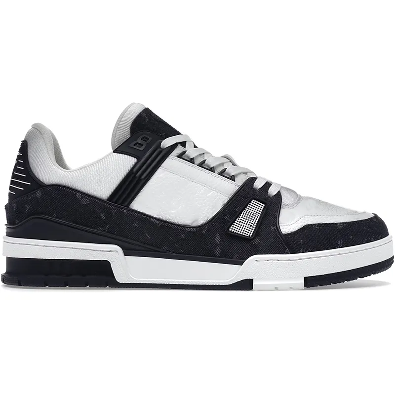Mens black deals designer trainers