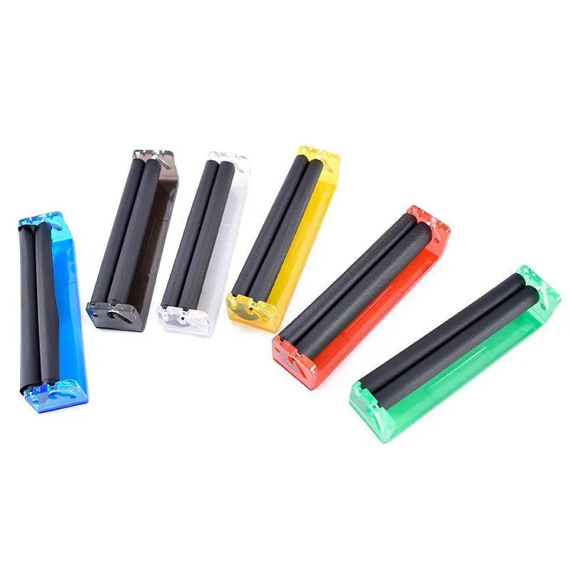 Rauchen Tabak Rollmaschine Multi Farbe Kunststoff Tabak Roller Handheld Filter Maker Für Rauchen Gerät 70 78 110mm Tdsrp
