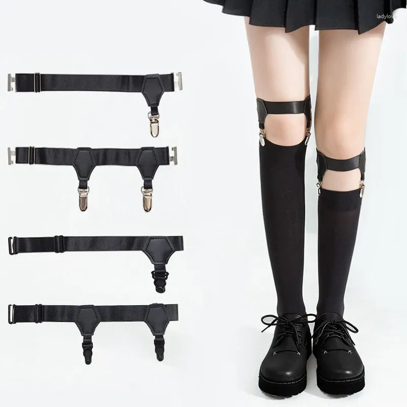 Belts Leg Rings Jk Socks Middle Tube Buckle Decorative Trend Japanese Uniform Style Calf Decoration