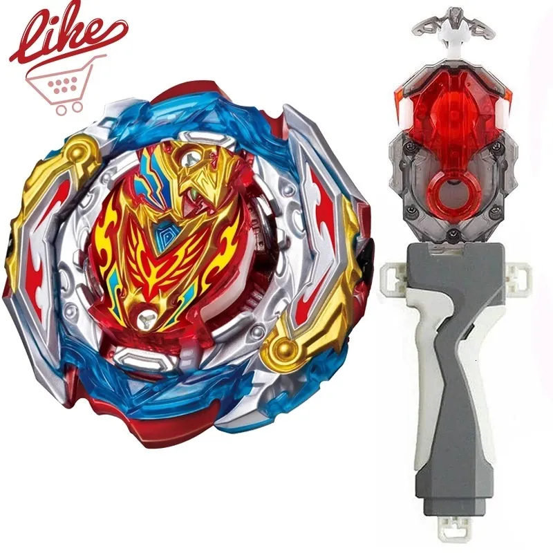 Beyblades ers laike db b 201 01 Zest Achilles with B 184 ER 그립 세트 소년 장난감 230407