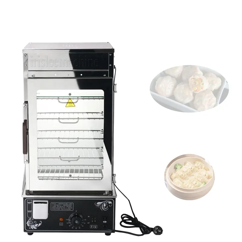 Electric Steamer Commercial Stainless steamed bread Warmer Cabinet Food Steam Machine Heat Home Vertical