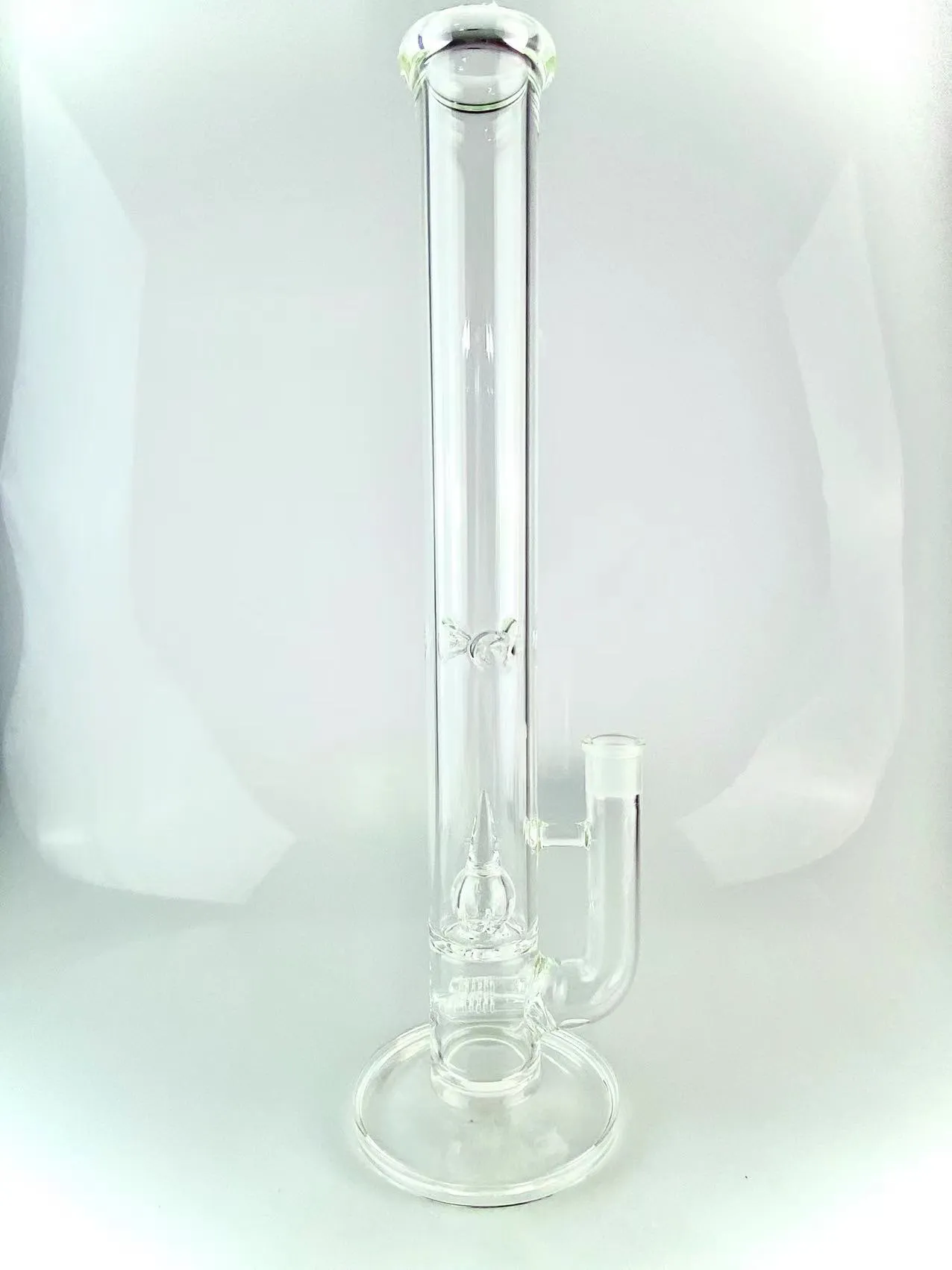 Tubi fumatori trasparenti treecycler bong 2inline perc a griglia imperiale tappo 18mm giunto 18 pollici benvenuto effettuare l'ordine