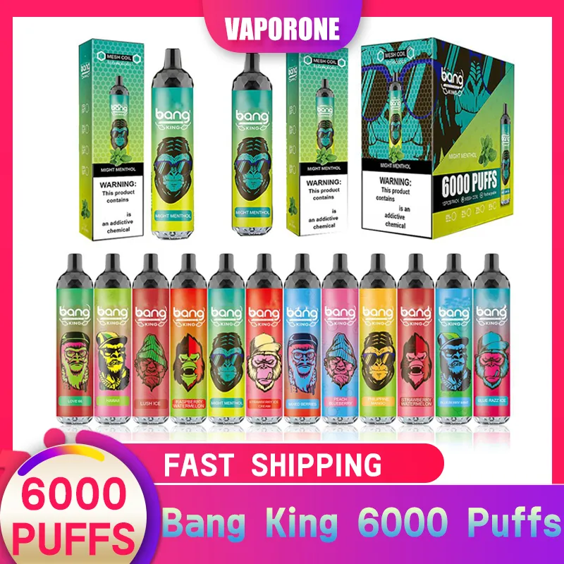 Authentic Bang Mesh Coil 6000 Puffs Disposable Vapes Pen 14ml Pre