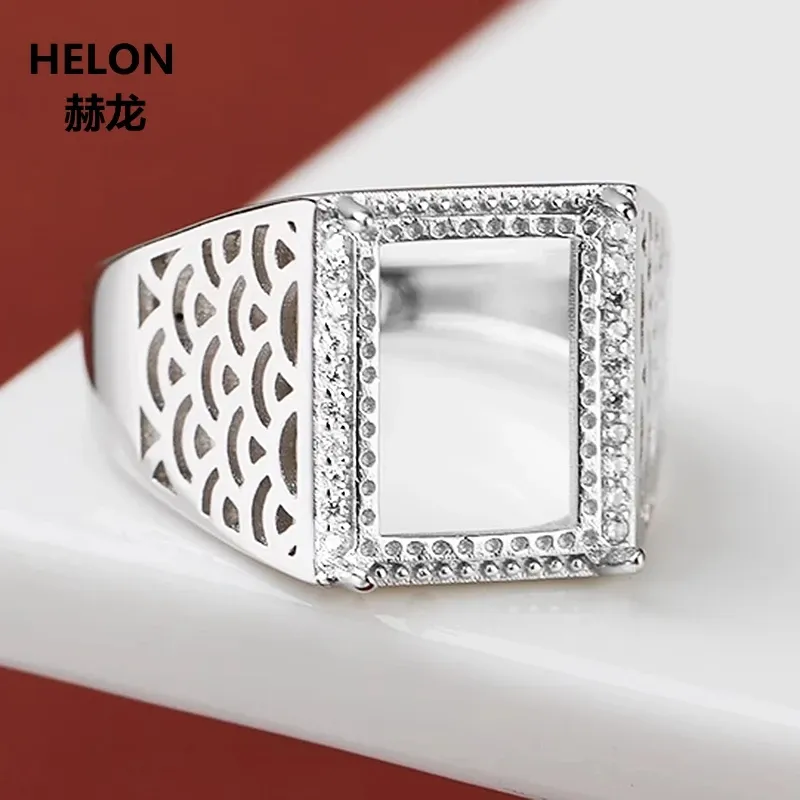 925 Sterling Silver Wholesale Semi Mount Ring Settings Gemstone