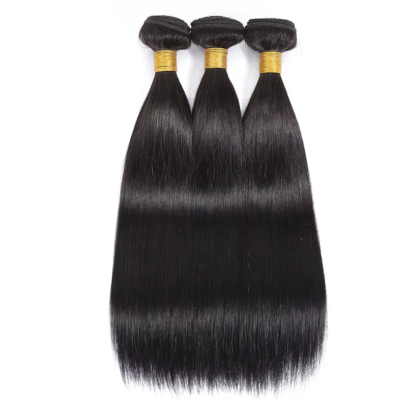 Прямые девственные волосы, популярный продукт, бразильский пучок человеческих волос Remy, бразильские девственные волосы, расположенные в углах