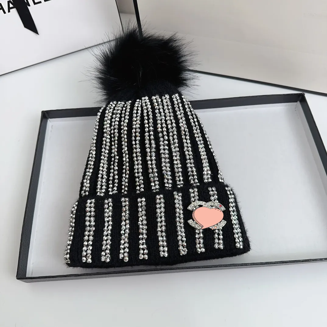 Shiny Rhinestone Hats Metal Triangle Sun Prevent Bonnet Women Beanie Men Fisherman Hat Streetwear