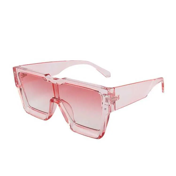 Square Frame Męskie i damskie okulary przeciwsłoneczne Modne modne sporty na świeżym powietrzu duże okulary przeciwsłoneczne 6K6xY5DB5