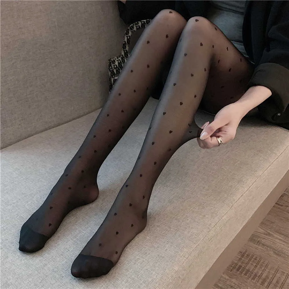 5 PC sexiga strumpor sexiga hjärta fisknät strumpor kvinnors svarta spets strumpbyxor andningsbara mesh tights anti stripping siden strump kvinnlig strumpor z0407