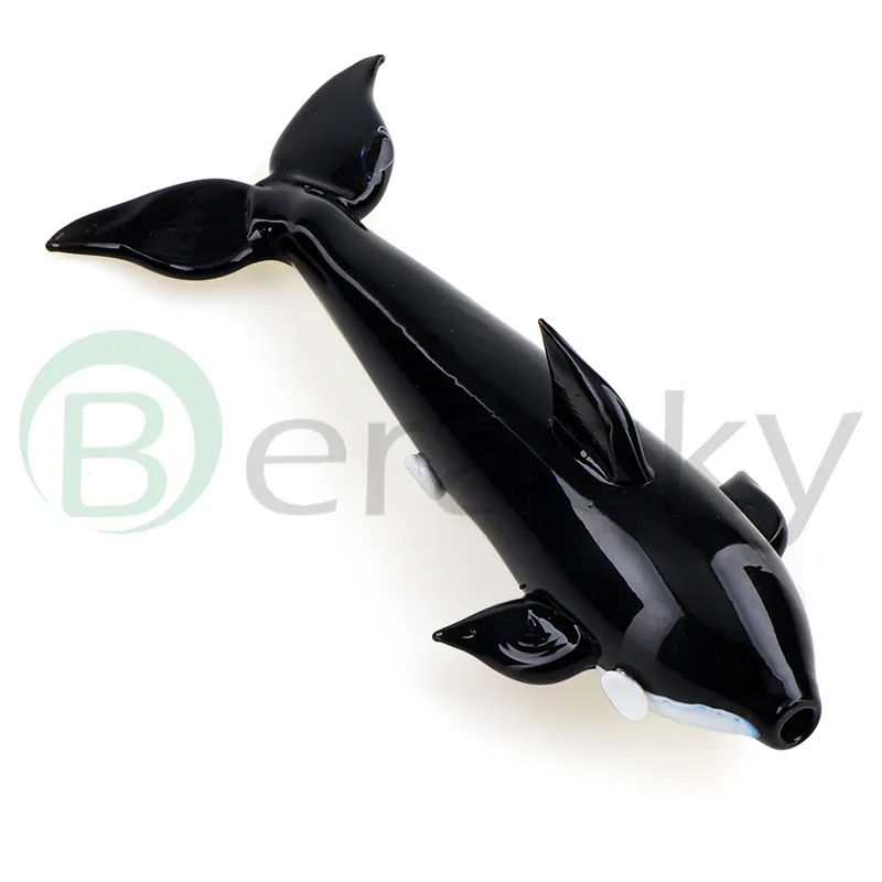 Beracky 5 pollici Dolphin Pipa in vetro Accessori fumatori Tubi in vetro inebrianti Accessori colorati