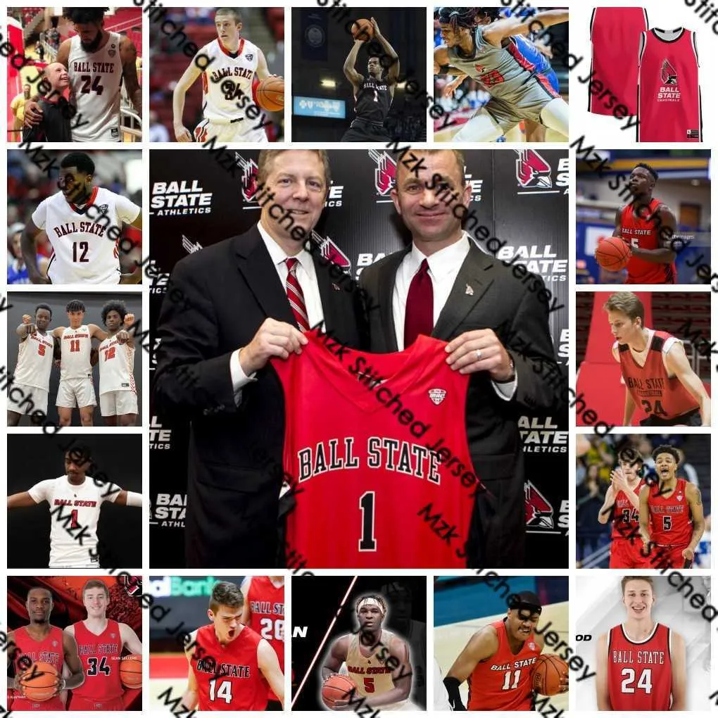 Ball State Cardinals Basketball Jersey NCAA Stitched Throwback, Custom  Options Available! Hendriks, Huggins, McCallum, Wells More!