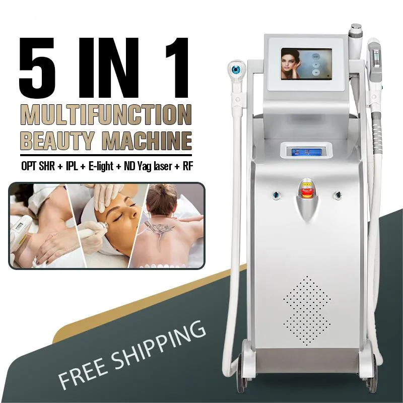 OPT IPL machine opt laser elight hair removal q switch nd yag laser eyebrow washing tattoo removal machine