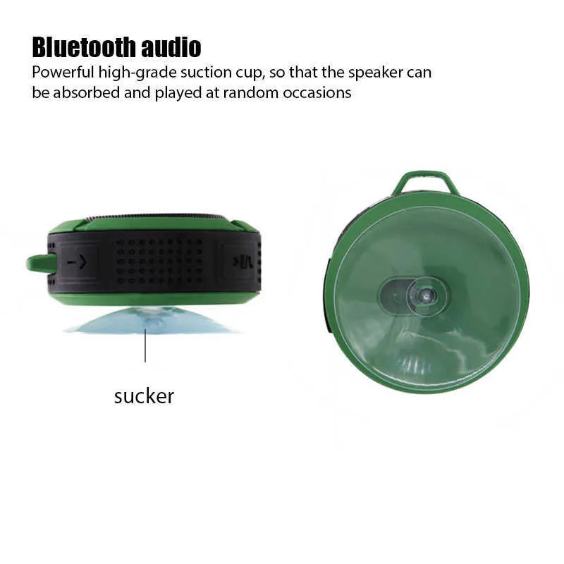 Taşınabilir Hoparlörler Su Geçirmez Açık Ses Kutusu Taşınabilir Mini Bluetooth Hoparlör Kablosuz Araç Hoparlörü Bilgisayar için