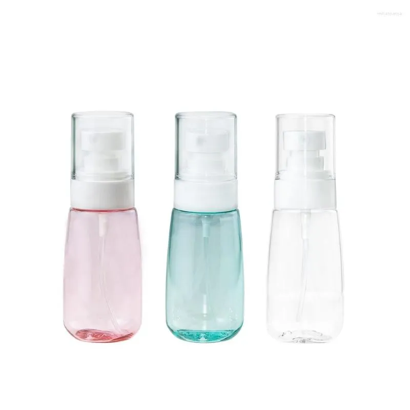 Storage Bottles 12Pcs 60ml Color Refillable Plastic Split Charging Spray Bottle For Home Furnishing Travel Gardening Watering Alcohol