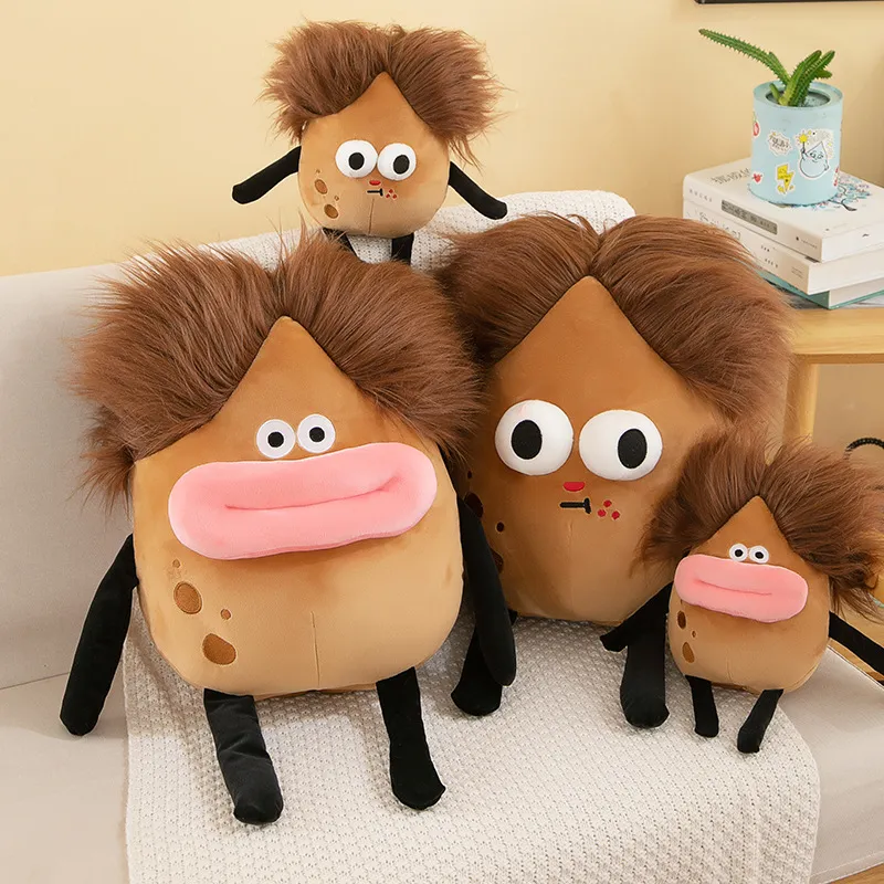 Popular Funny Fried Potatoes Jun Chou Cute Baby Cloth Doll Plush Toys Xiao Hong Book Popular Doll Girl Gift Wholesale