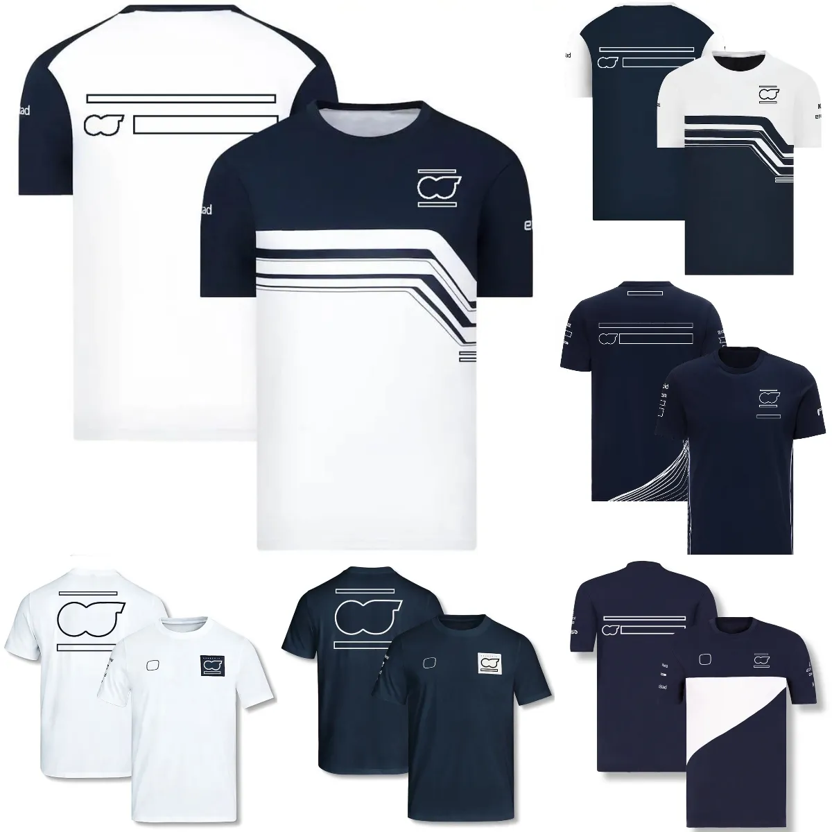 2022-2023 F1 Takım Sürücüsü T-Shirt Formül 1 Yarış Erkek Tişört Motor Sporları Yaz Erkek Kadınlar Günlük Nefes Alabası T-Shirts Jersey Özel