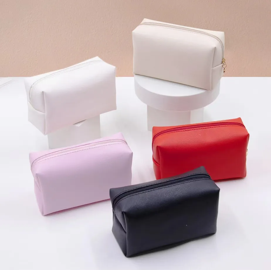 PU Cosmetic Bag Outdoor Travel Toiletries Organizer Wash Bags Portable Handbag Women Storage Pouch Makeup Bag C258