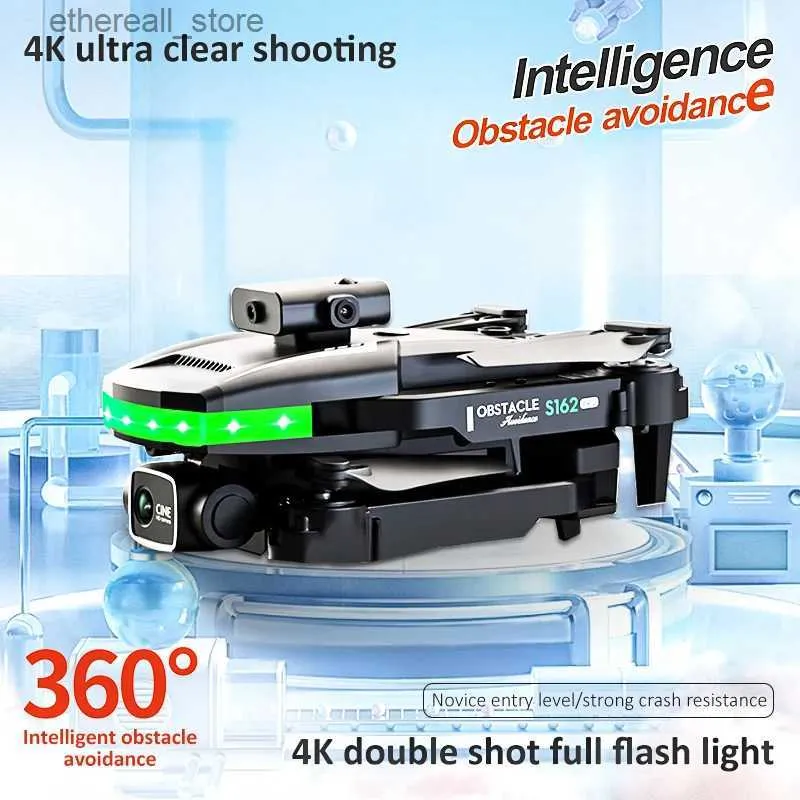 4K HD Camera Drone with 5G WiFi FPV - Foldable RC Quadcopter with LED ...