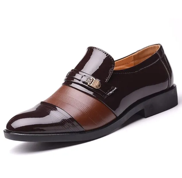 Nowe luksusowe męskie buty na balu Business Plaid zamszowe skórzane ludność butów mody na małe buty buty zwykłe buty man imprezowy obuwie ślubne Bute Casual Shoe EU38-48
