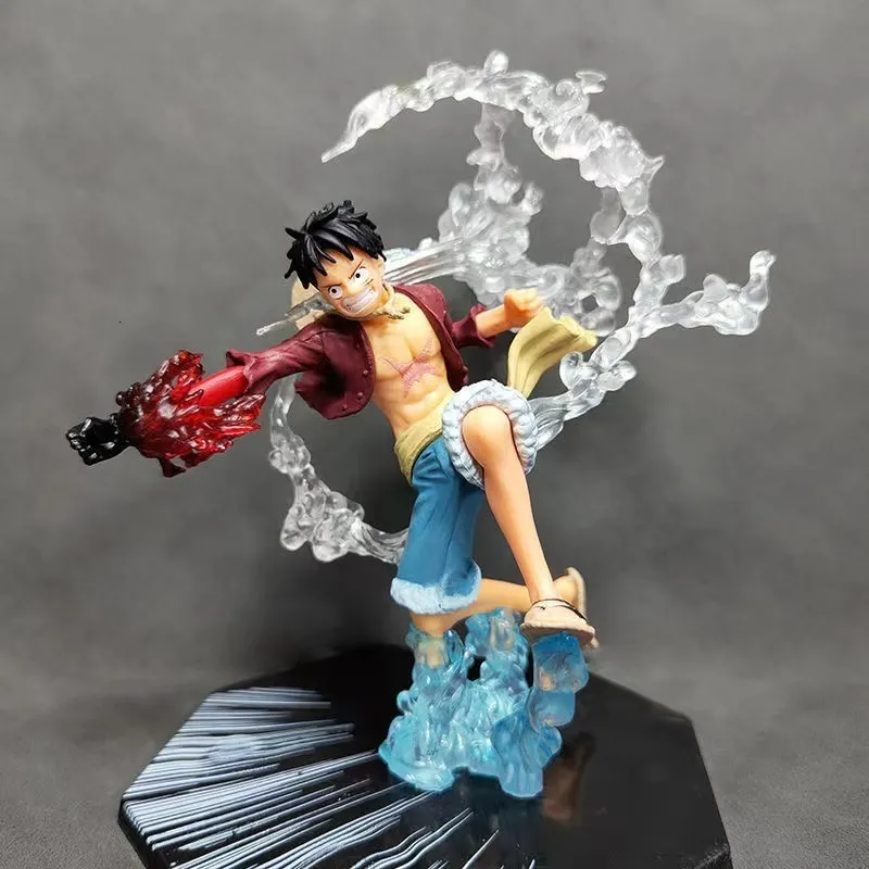 Figurines d'action Anime Monkey Luffy Roronoa Ace Pvc Action Model Series Cool Stunt Toy Gifts 230407