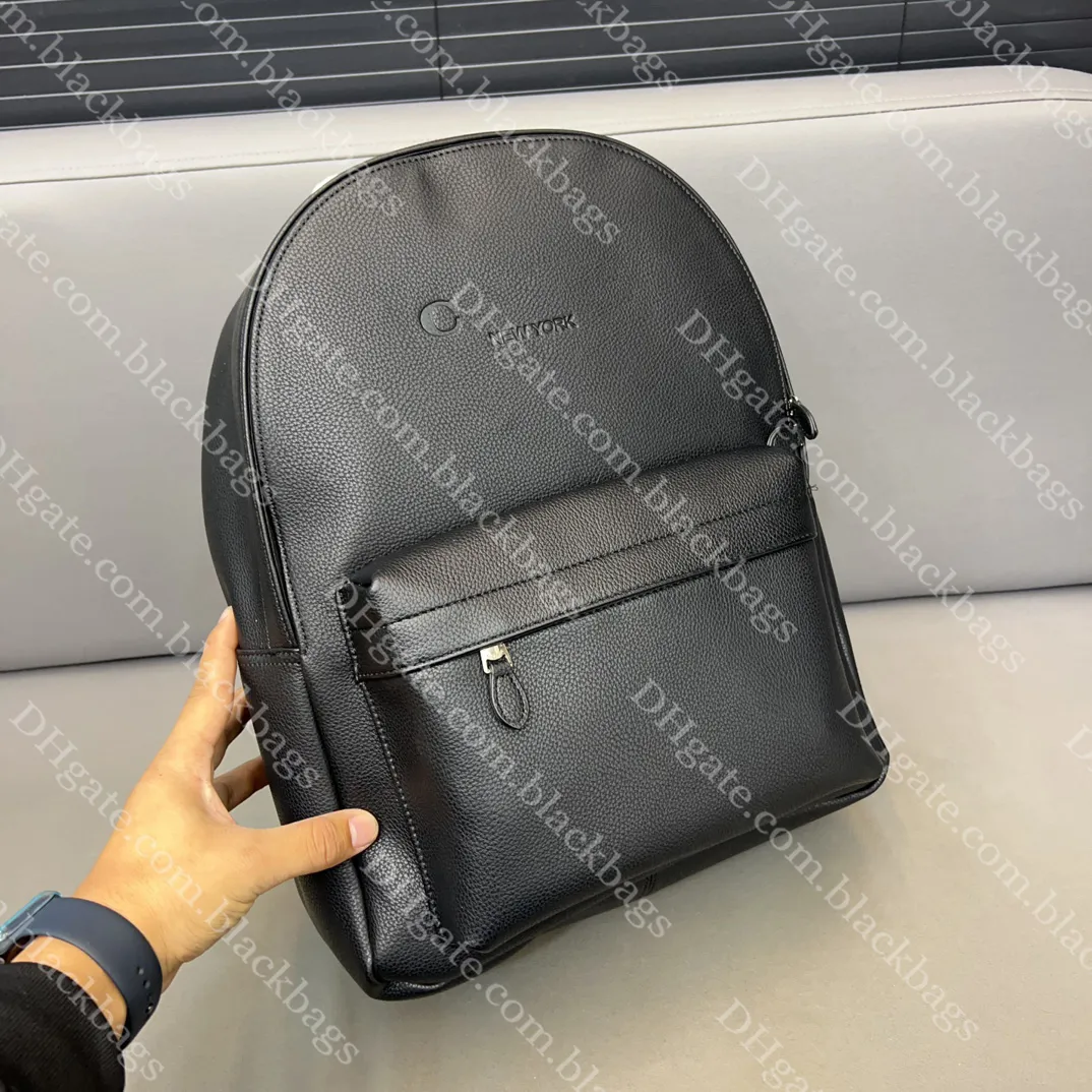 Skórzany laptop projektant plecak męski Mens Schoolbag Duża pojemność Kobiety na zewnątrz podróżne torby na ramię Wysoka jakość opakowań tylna torebka