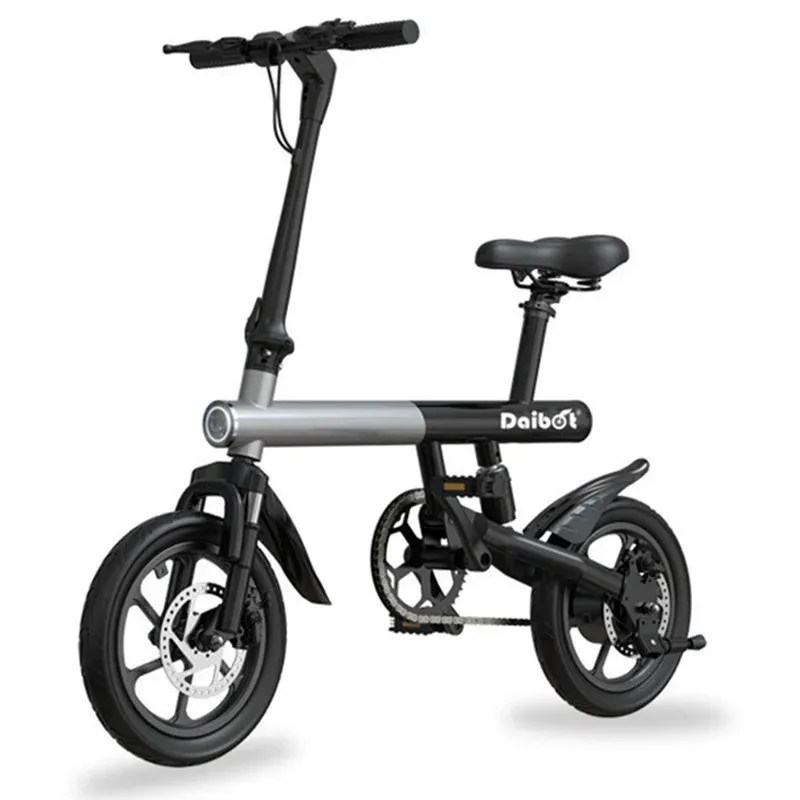 Bicicletta elettrica pieghevole da 14 pollici 36V 350W Mini bici elettrica protettiva per adulti femminile ebike con app mobile rosa verde