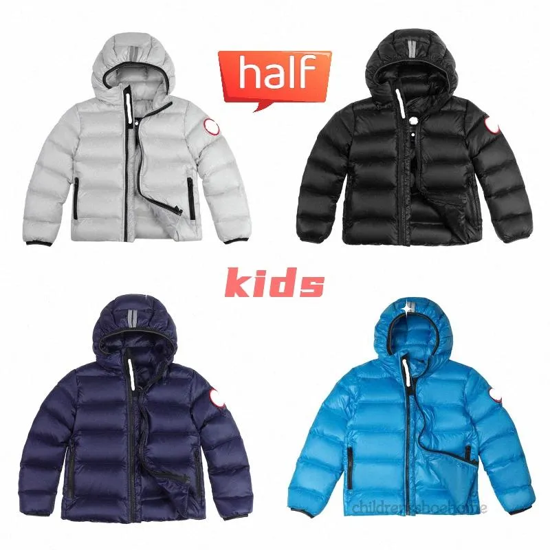1-10 år Autumn Winter Kids Brand Down Jackets For Girls Children Canada kläder Värm rockar för pojkar småbarn gåsflickor ytterkläder kläder