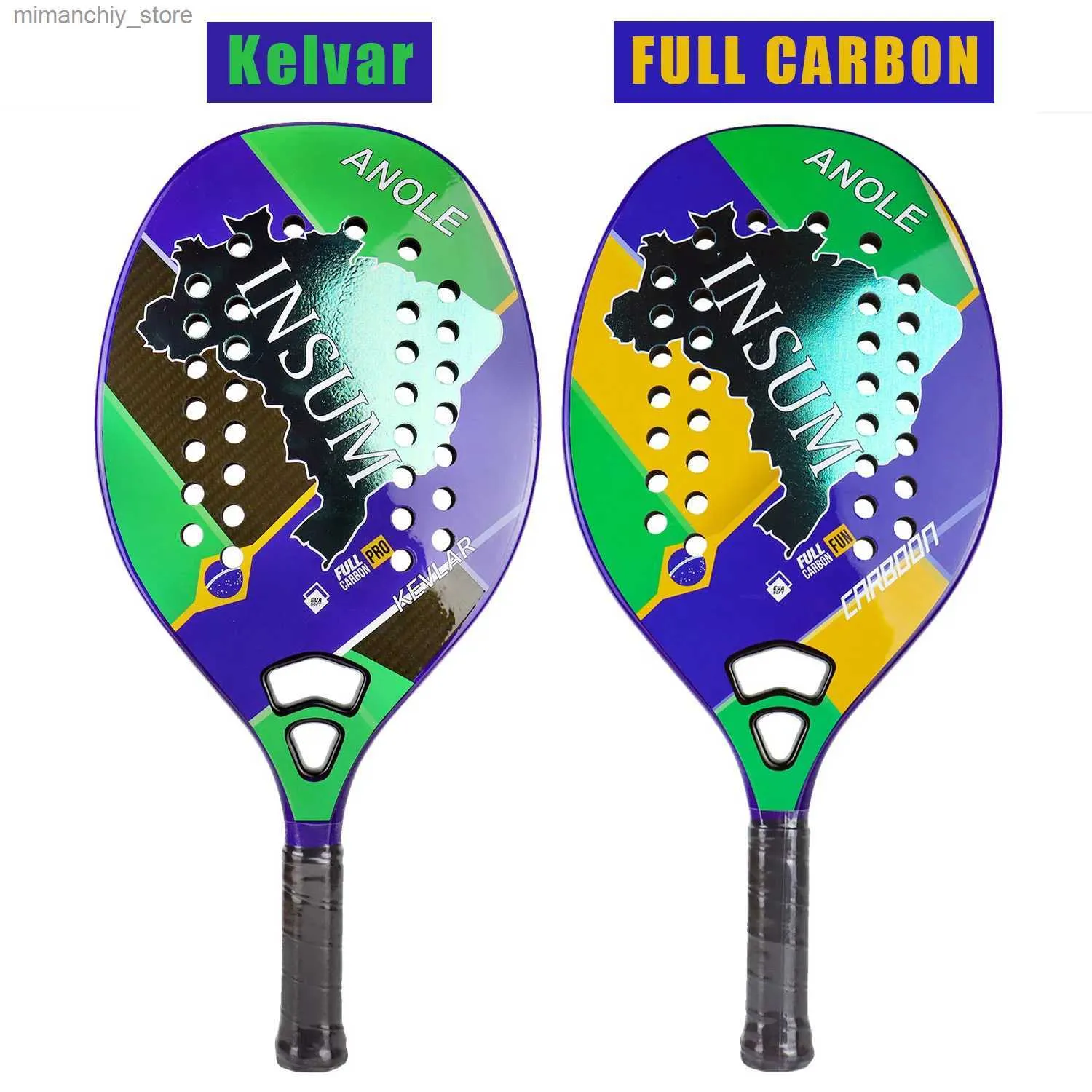 Tennis Rackets Raquete Beach Tennis Kevlar Carbon Fiber Ano Lightweight Padel with Cover Bag for Men's and Women's Tennis Racket Q231109