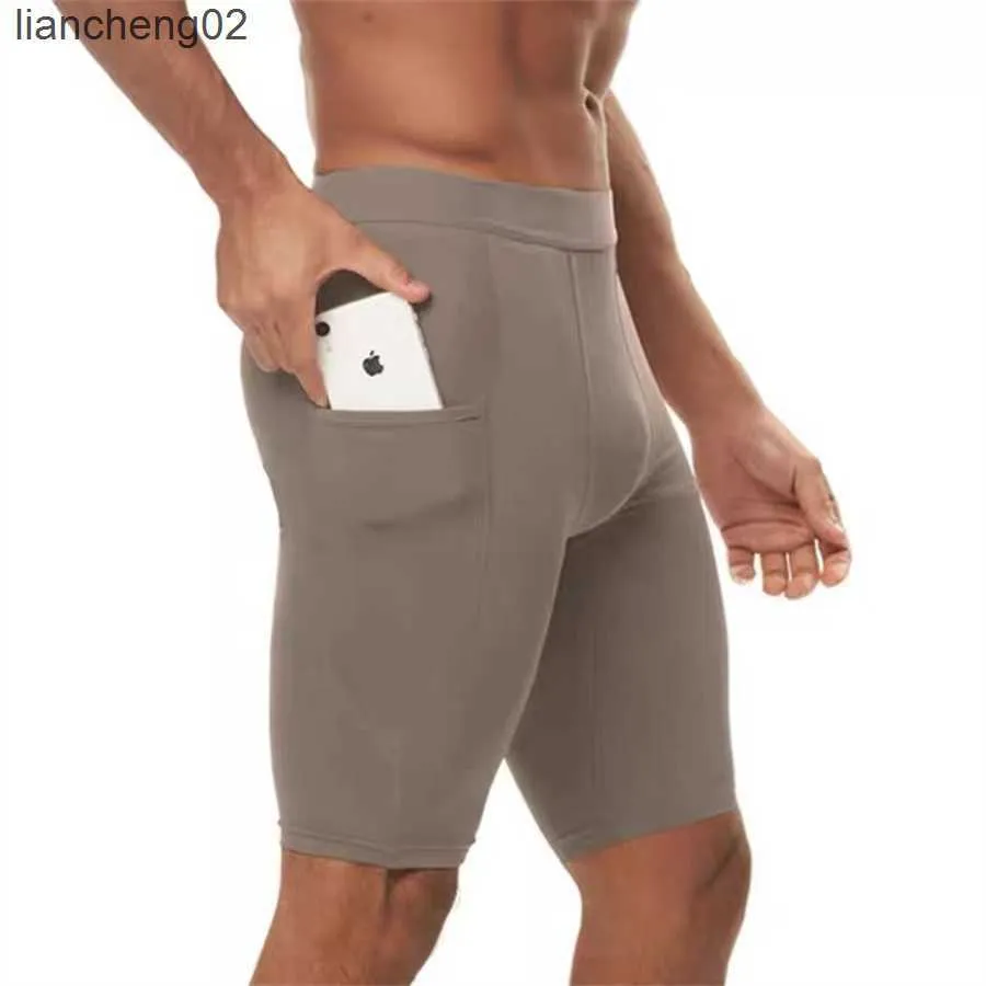 Męskie szorty sportowe krótkie legginsy Szybkie suche kompresyjne rajstości