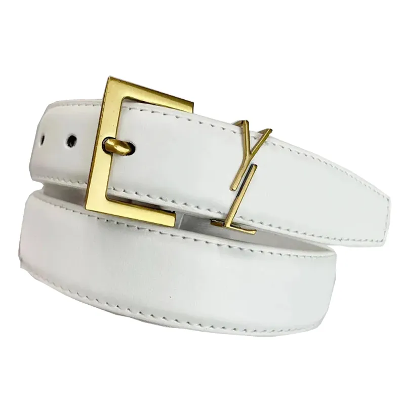 Luxury Genuine Leather Designer Belts for Men Women High Quality Waistband Cintura Ceintures Stylish Buckle Wide Width