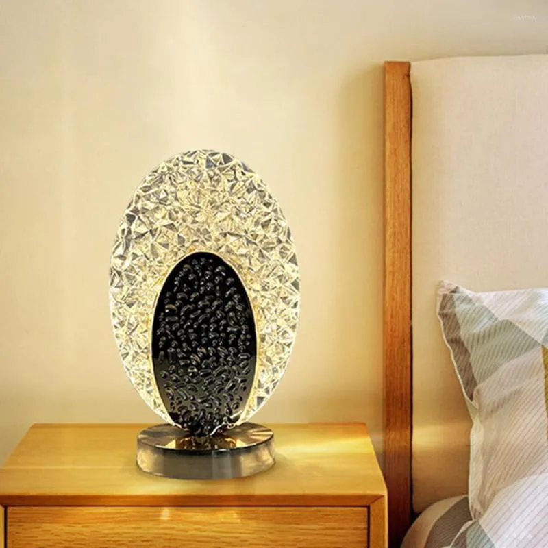 Lampes de table lampe de bureau rétro barre lampe USB sans fil contrôle tactile cristal à côté atmosphère romantique décoration de la maison