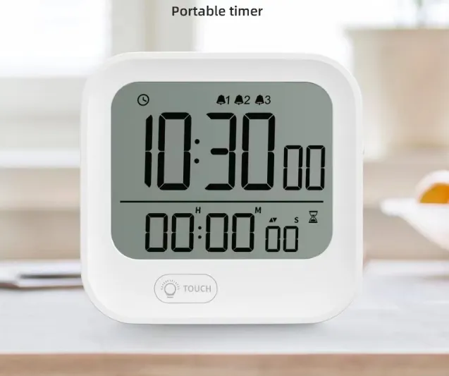 Pomodoro – horloge de Table de bureau, minuterie à intervalle, compte à rebours, chronomètre tomate, rétro-éclairage blanc, livraison directe 386Q