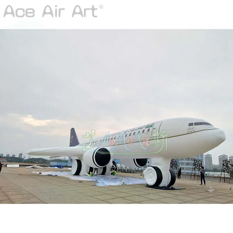 Giant nadmuchiwany model samolotu Outdoor Display Air Space Shuttle na wystawy lub naukę i technologię reklamę