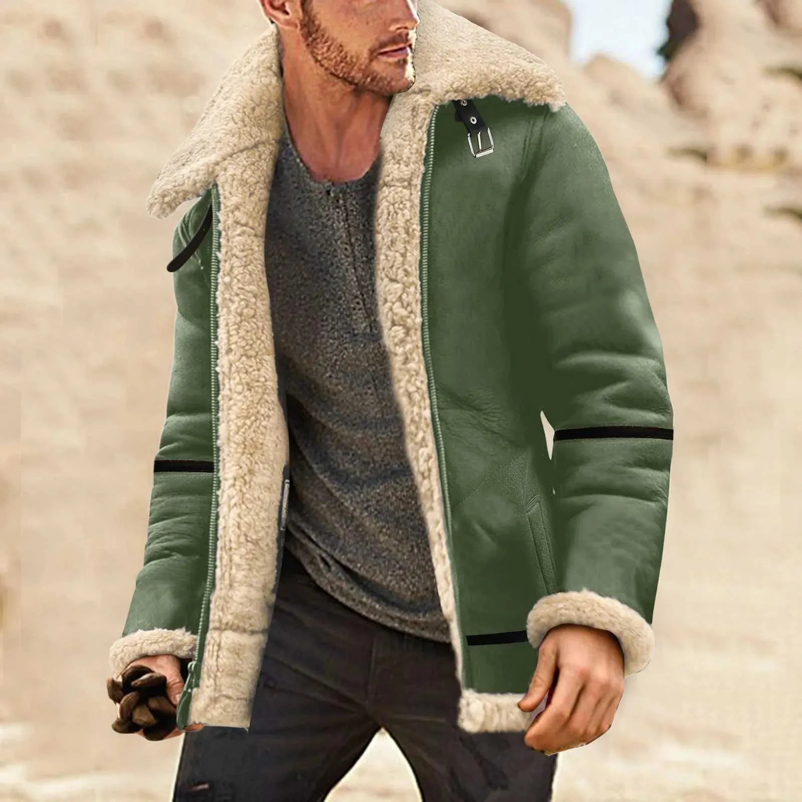 Mens tall top winter jacket