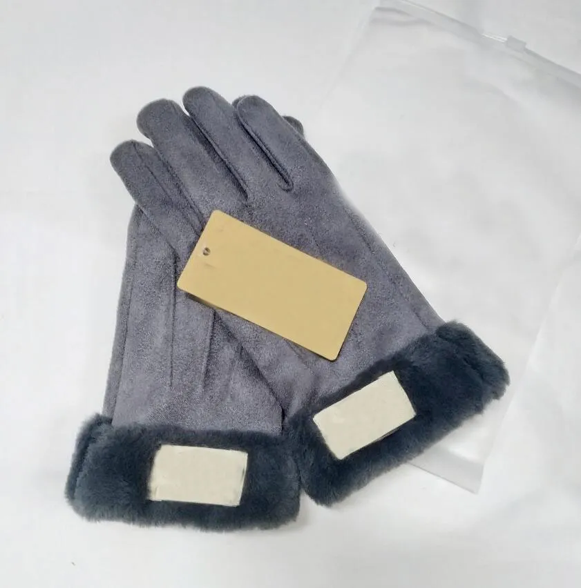 gant pour homme gardien de but gant d'hiver couleur unie gant de mode gants en cachemire gratuits mouvement gants de haute qualité gants imperméables chauds téléphone portable extérieur épaissir