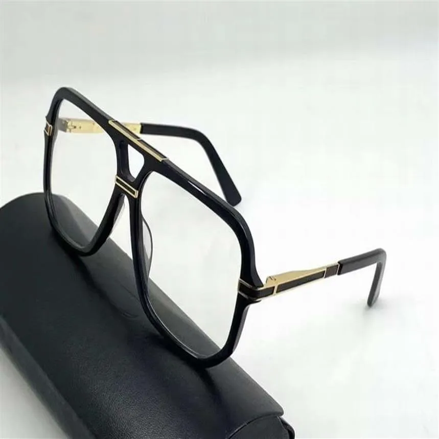 Legends 6025 Shiny Black Gold Eyeglasses Glasses Frames Mens Fashion Vintage Legends Sunglasses UV Protecton with Box288O