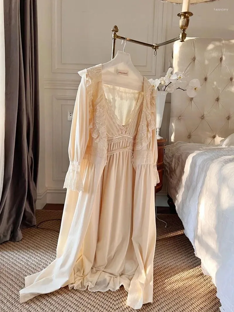 Fairytale Princess Sleepwear Set - Women's Apricot Robe, Lace Nightgown, Tulle Pajamas, Vintage Nightie - Elegant Loungewear from Dhgate Women's Sleepwear - price 50.84 Fairytale Princess Sleepwear Set - Women's Apricot Robe, Lace Nightgown, Tulle Pajamas, Vintage Nightie - Elegant Loungewear from Dhgate Women's Sleepwear - price 50.84