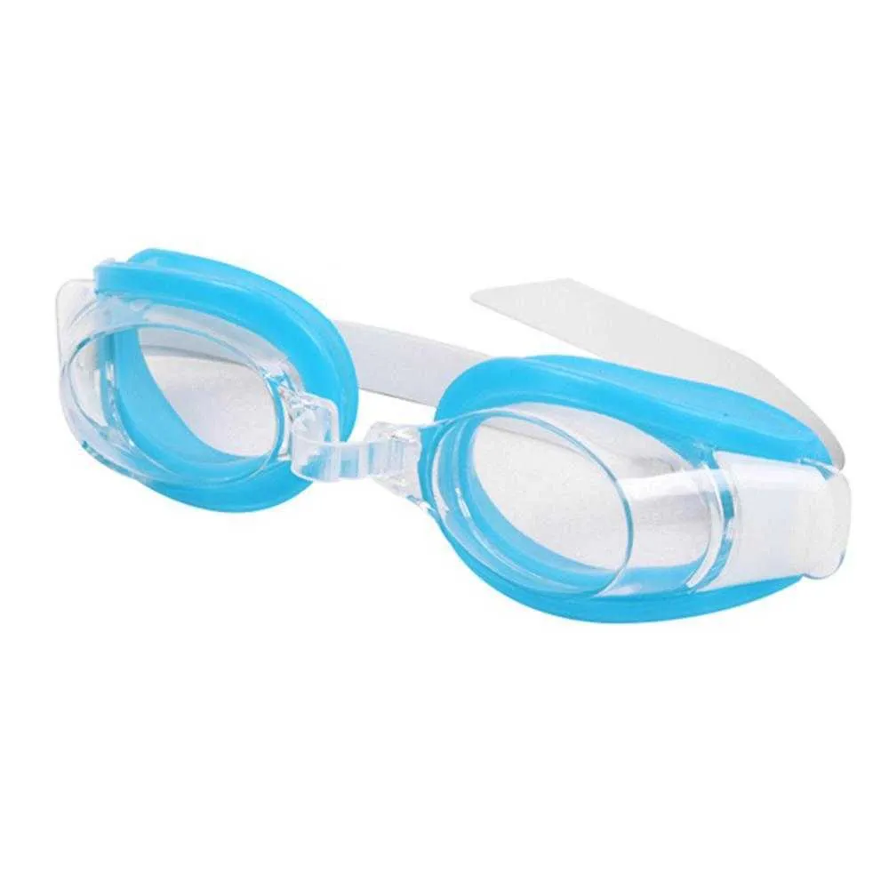 Goggles Professional Swimming Goggles Swimming Glasögon med öronproppar Näsklippvattentät silikon 3st/Set vuxen unisex anti-dimma P230408